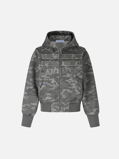 Aelfric Eden Napoleon Star Zip Up Hoodie