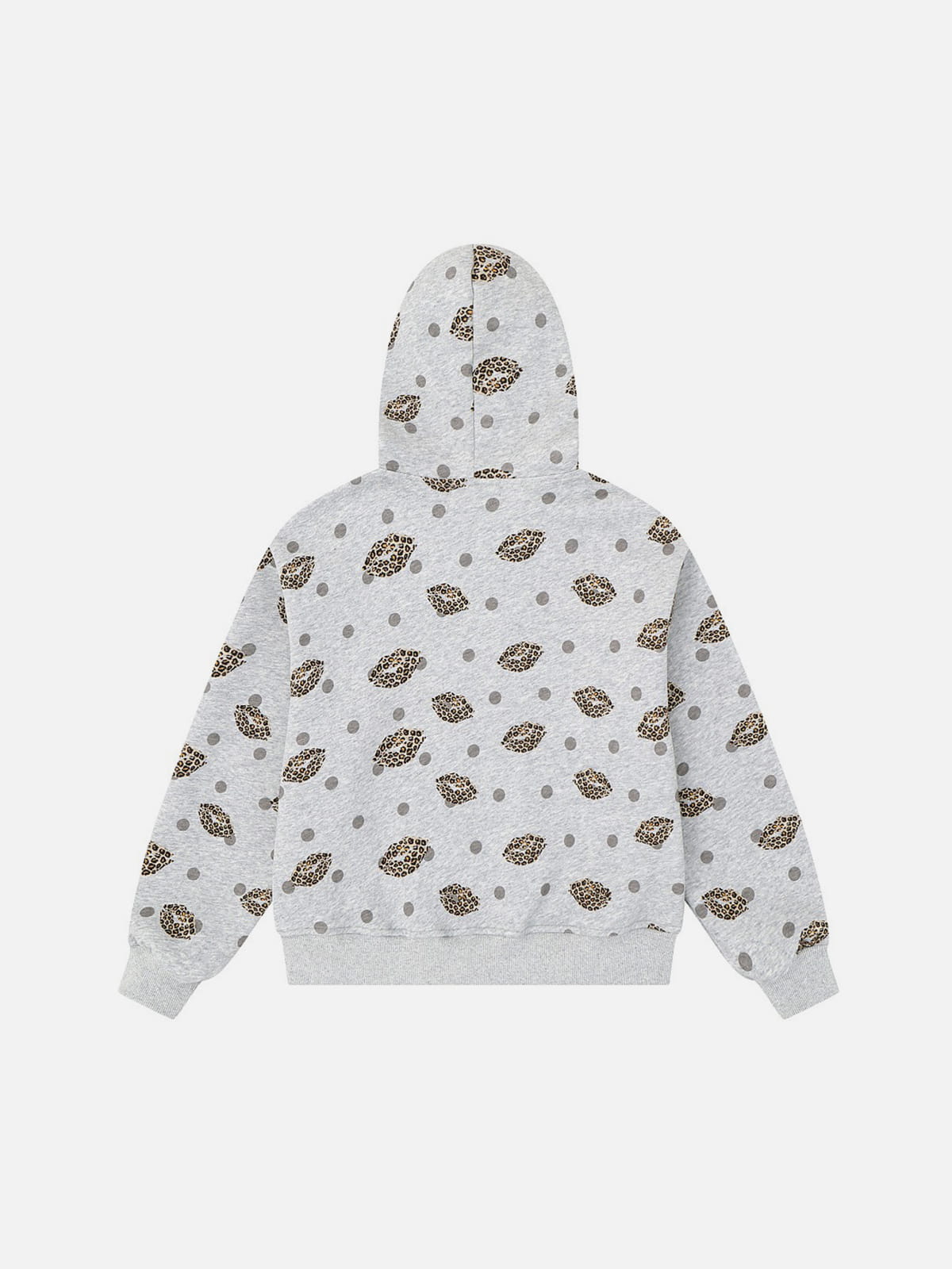 Aelfric Eden Leopard  Zip Up Hoodie