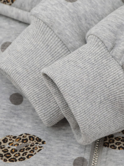 Aelfric Eden Leopard  Zip Up Hoodie