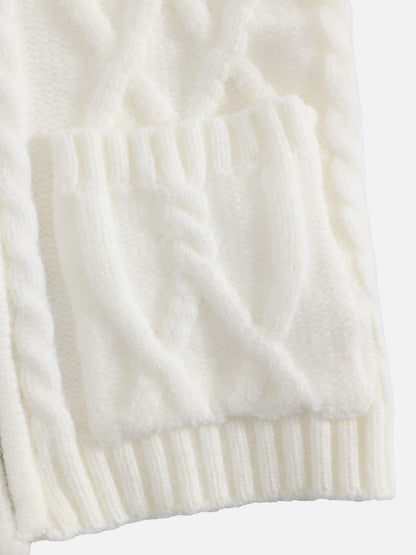 Aelfric Eden Cable Knit Toggle Zip Cardigan