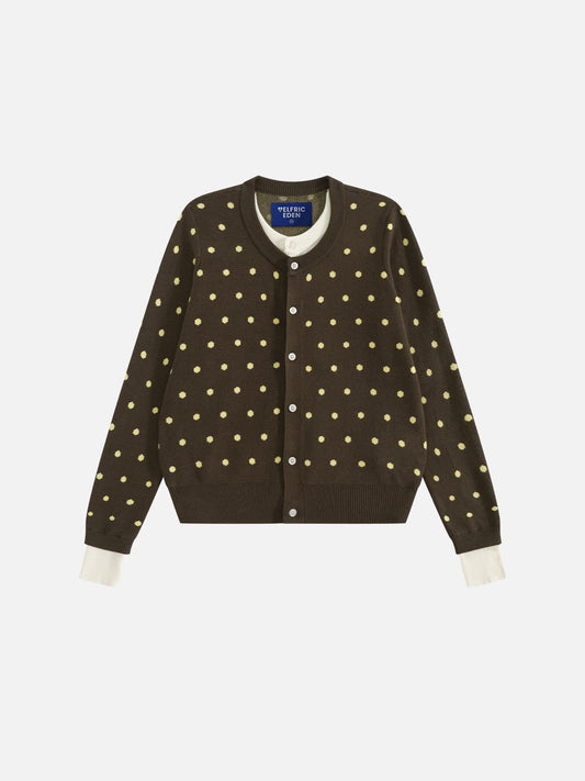 Aelfric Eden Polka Dot Layered Cardigan