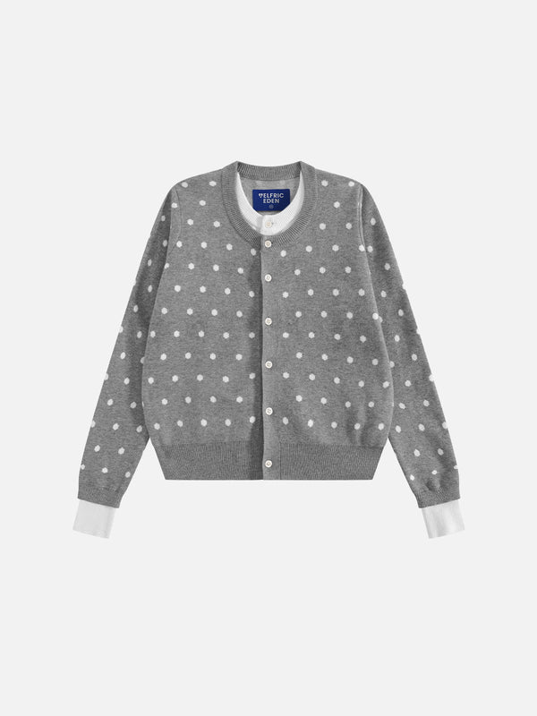 Aelfric Eden Polka Dot Layered Cardigan