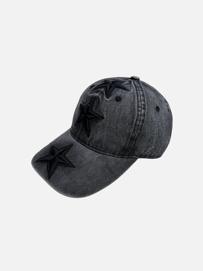 Embroidery Star Washed Cap