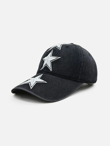 Embroidery Star Washed Cap