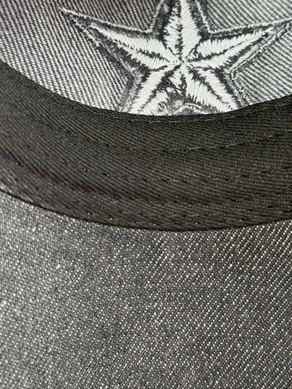 Embroidery Star Washed Cap