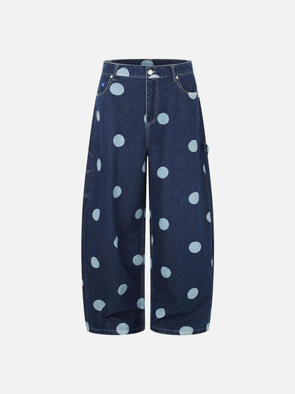 Aelfric Eden Polka Dot Baggy Jeans