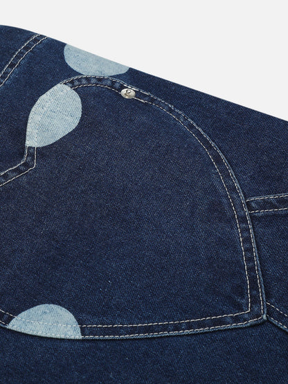 Aelfric Eden Polka Dot Baggy Jeans