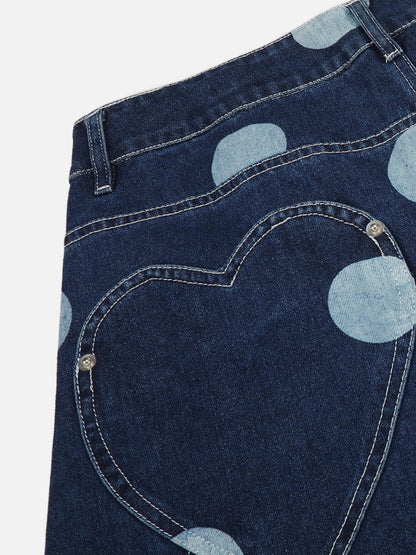 Aelfric Eden Polka Dot Baggy Jeans