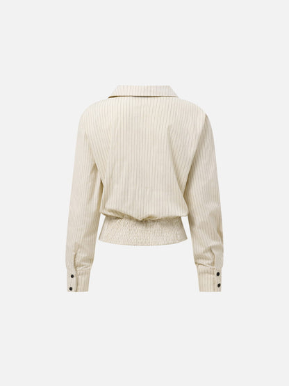 [Pre-Order] Aelfric Eden Asymmetric Button Long Sleeve Shirt