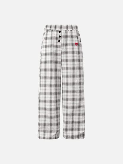 Aelfric Eden Plaid Button Fly Pants