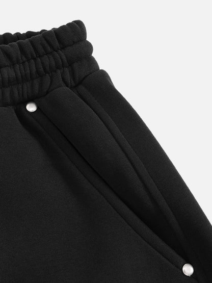 Aelfric Eden Script Embroidery Baggy Barrel Sweatpants