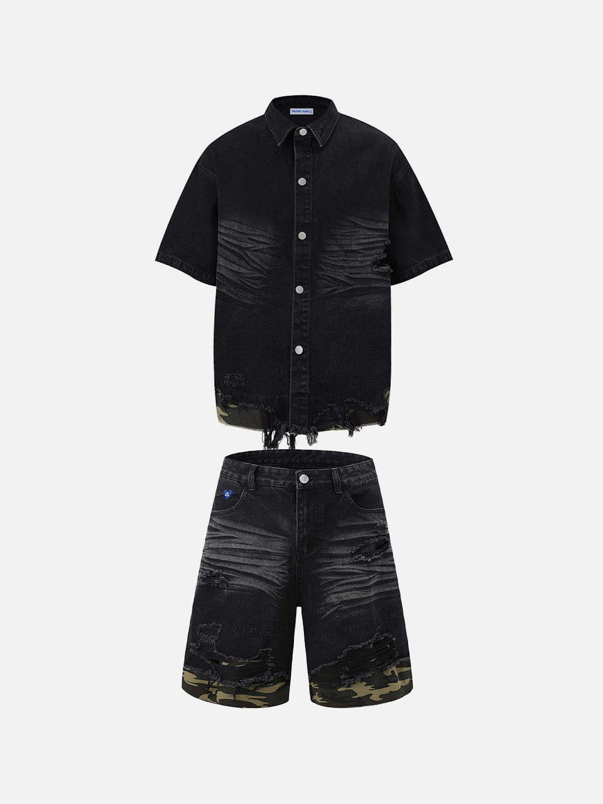 Aelfric Eden Washed Distressed Denim Sets