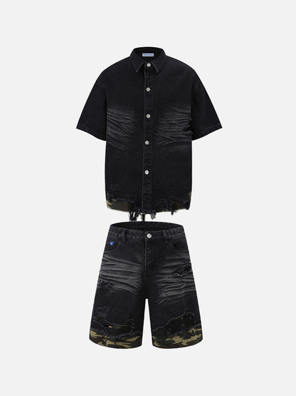 Aelfric Eden Washed Distressed Denim Sets