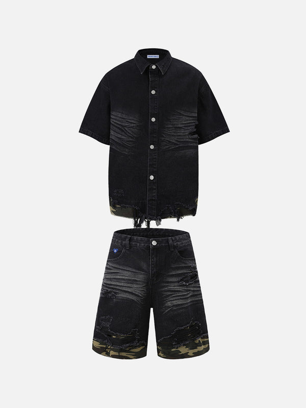 Aelfric Eden Washed Distressed Denim Sets