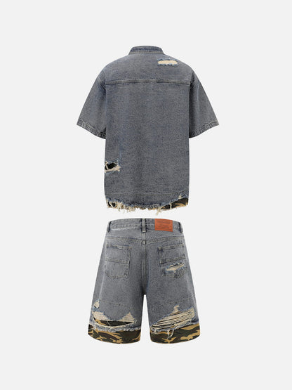 Aelfric Eden Washed Distressed Denim Sets