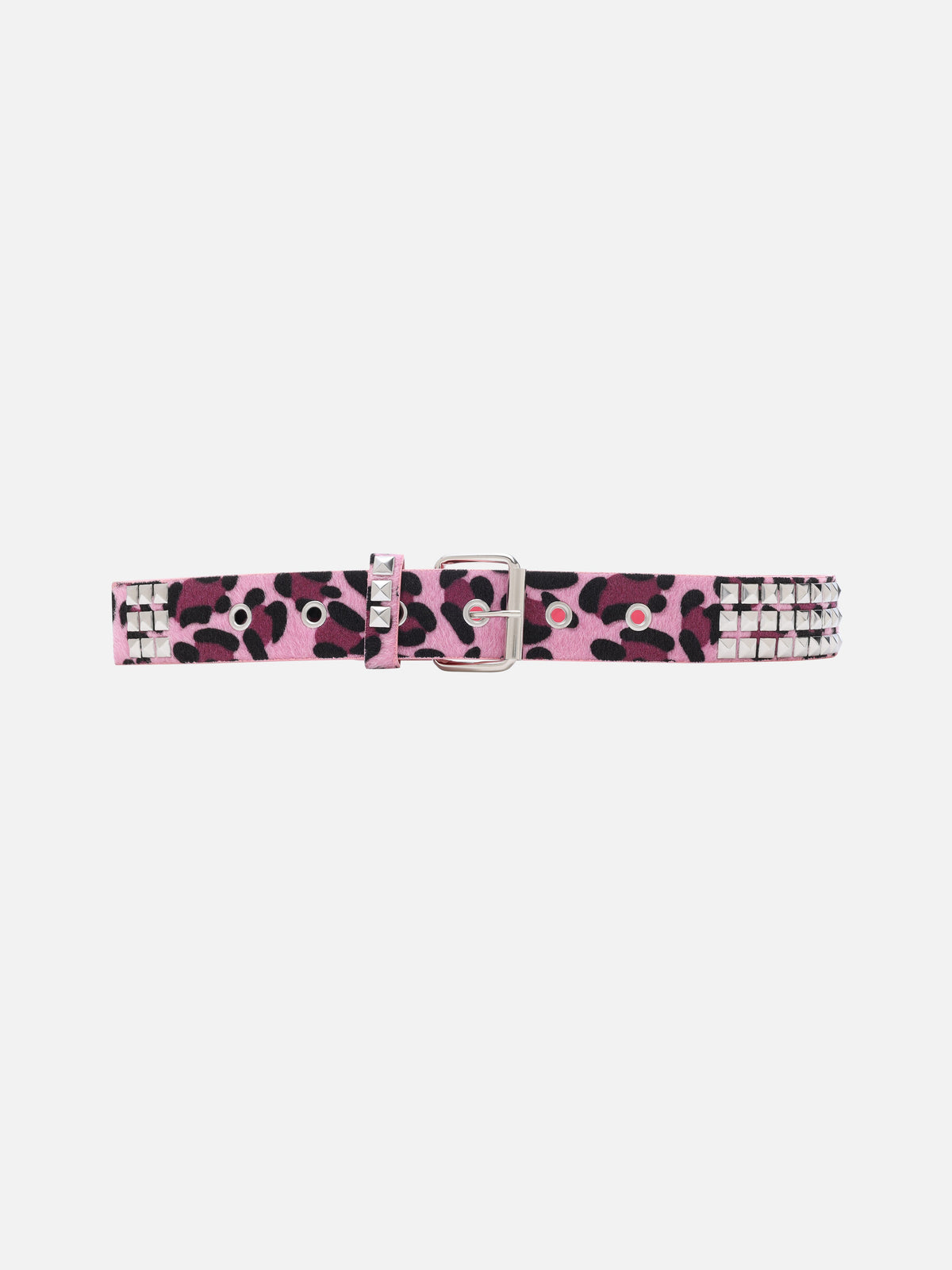 Animal Pattern Studded Belt