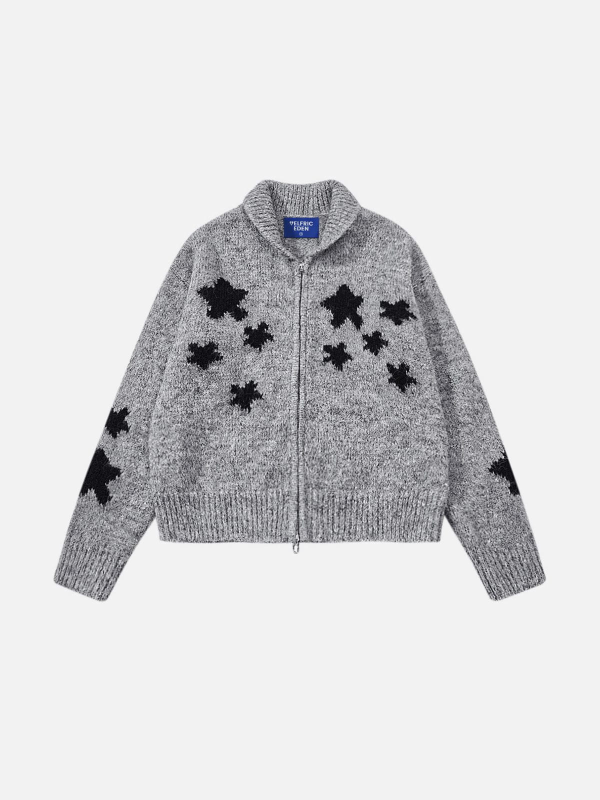 Aelfric Eden Star Pattern Cardigan