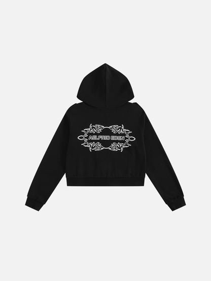 Aelfric Eden Embroidery Napoleon Zip Up Hoodie