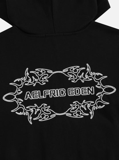 Aelfric Eden Embroidery Napoleon Zip Up Hoodie