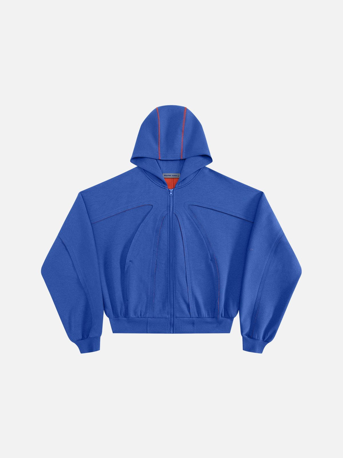 Aelfric Eden Boxy Panel Zip Up Hoodie