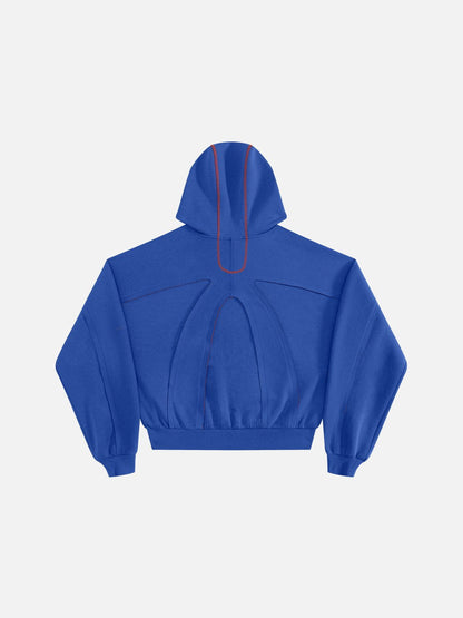 Aelfric Eden Boxy Panel Zip Up Hoodie