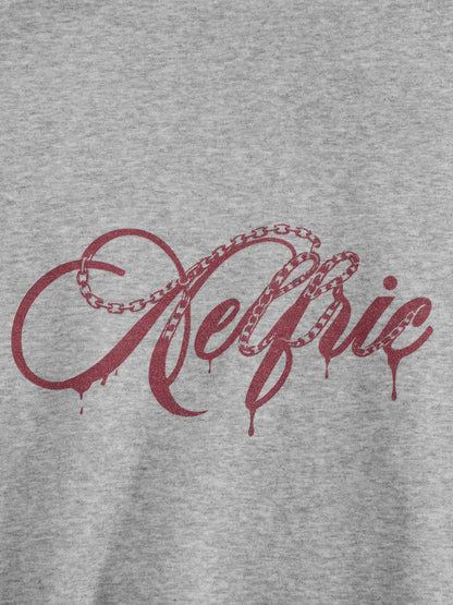 Aelfric Eden Boxy Script Graphic Zip Up Hoodie