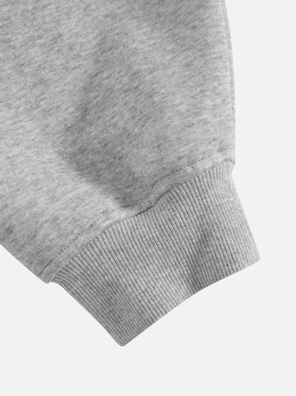 Aelfric Eden Boxy Script Graphic Zip Up Hoodie