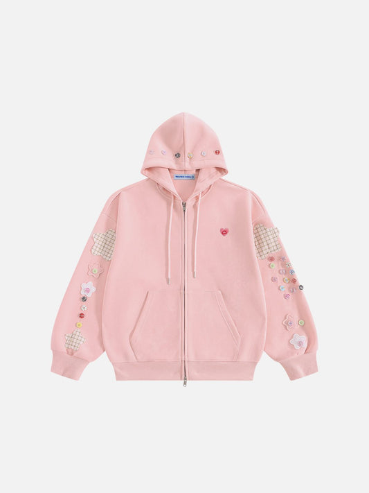 [Pre-Order] Aelfric Eden Star Patch Zip Up Hoodie