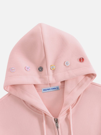 [Pre-Order] Aelfric Eden Star Patch Zip Up Hoodie