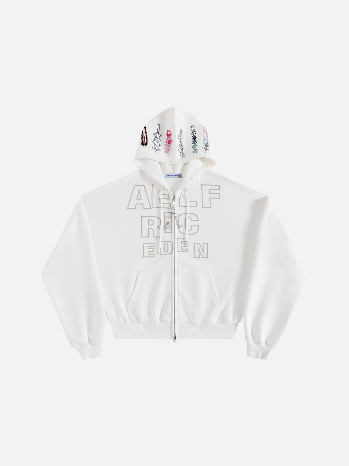 Aelfric Eden Boxy Graphic Zip Up Hoodie