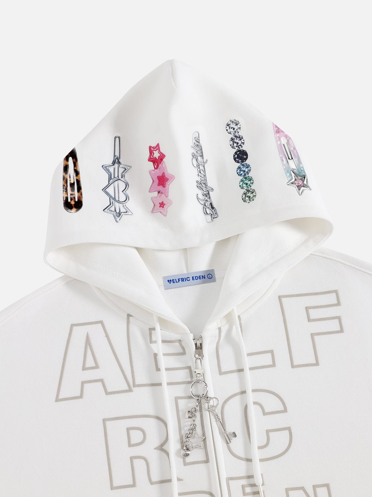 Aelfric Eden Boxy Graphic Zip Up Hoodie