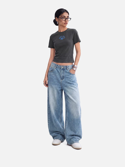Aelfric Eden Dachshund Embroidery Jeans