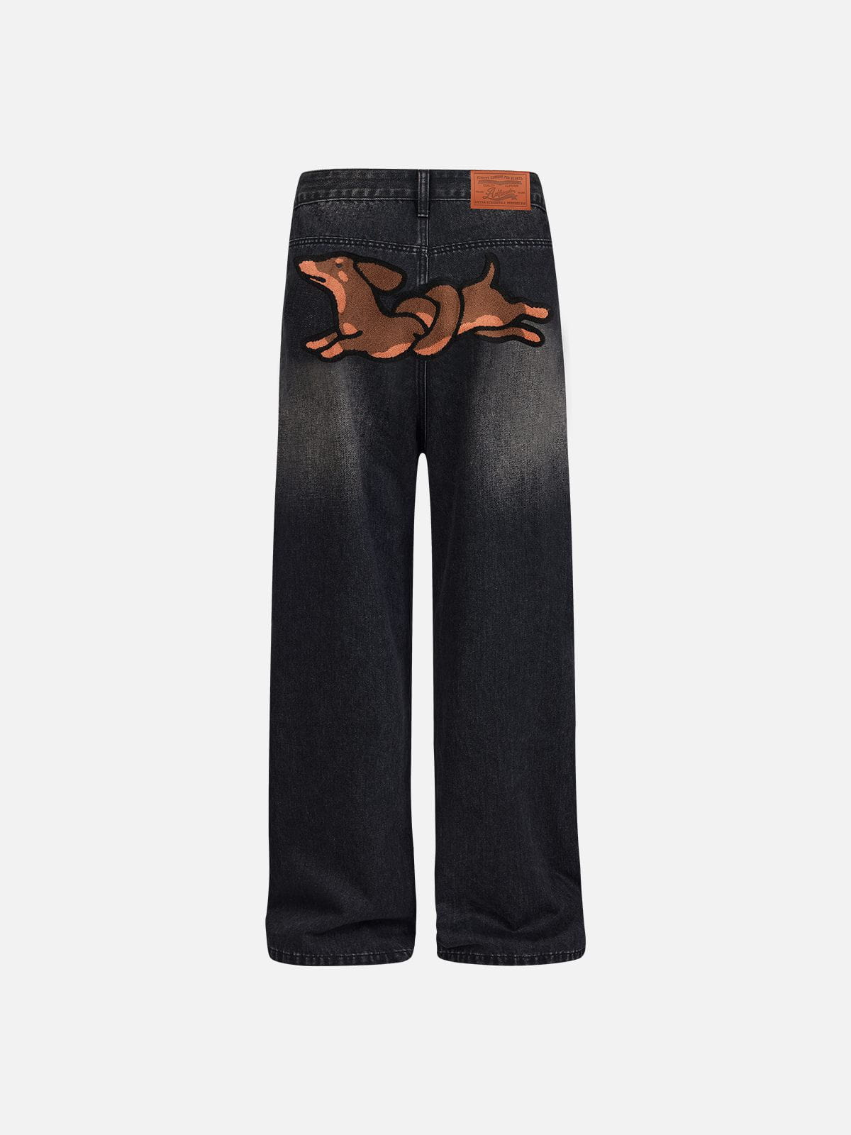 Aelfric Eden Dachshund Embroidery Jeans