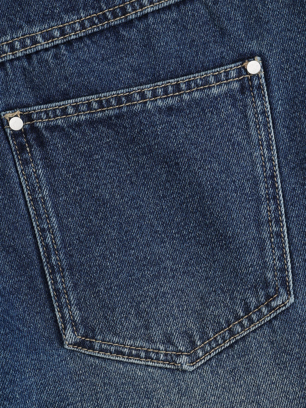 Aelfric Eden Double Waist Fringe Baggy Barrel Jeans