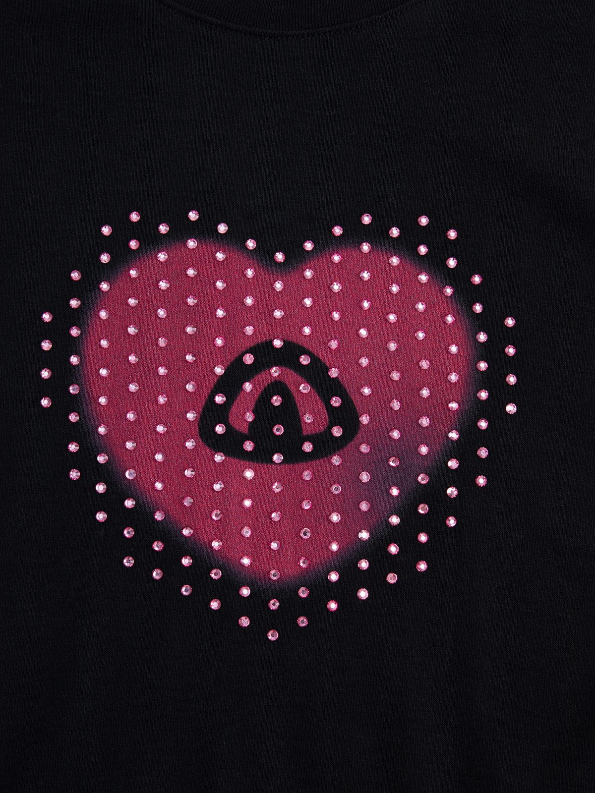 Aelfric Eden Rhinestone Heart Baby Tee