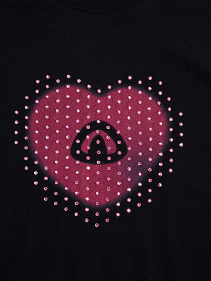 Aelfric Eden Rhinestone Heart Baby Tee