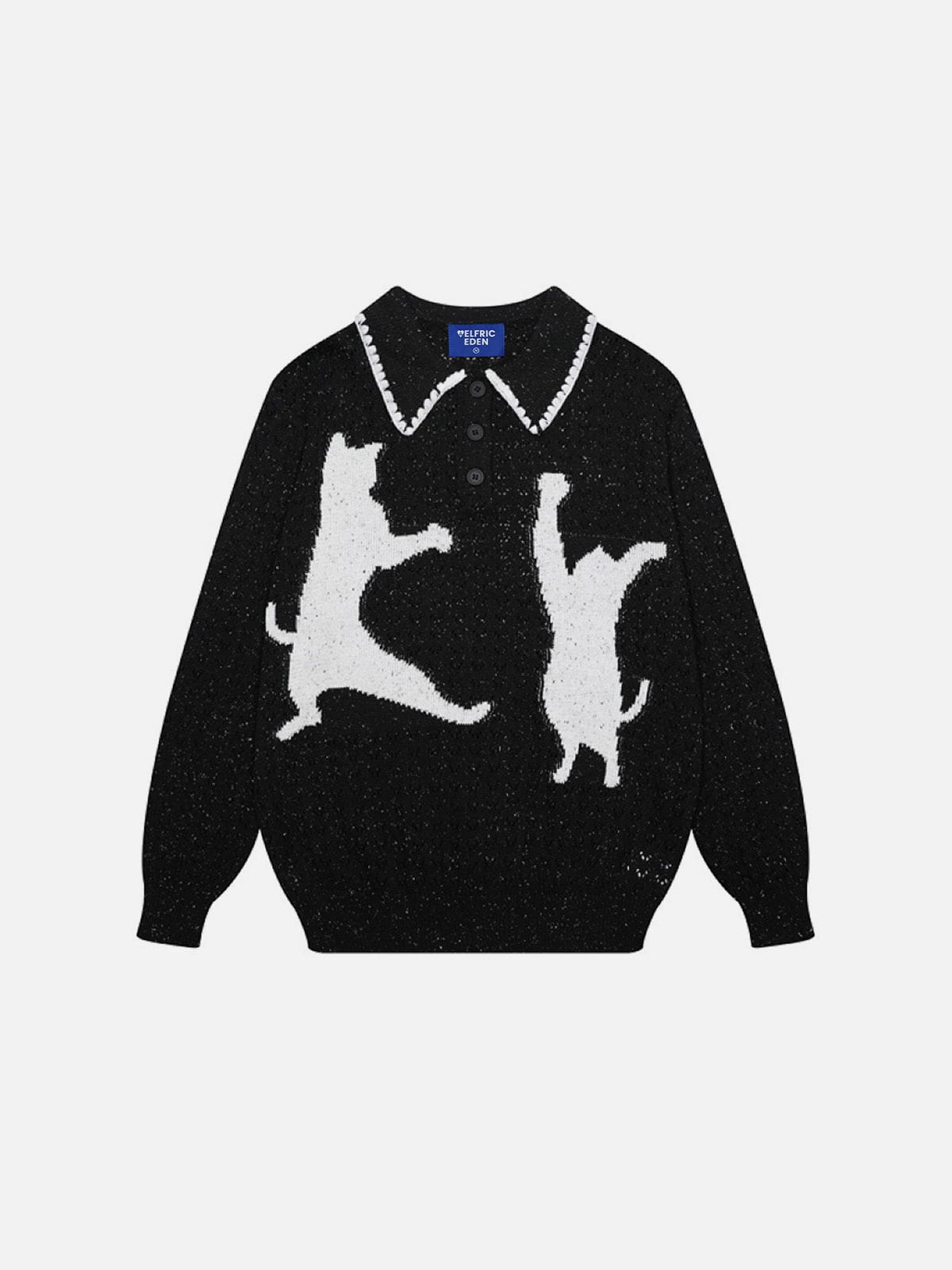 Aelfric Eden Cat Jacquard Sweater