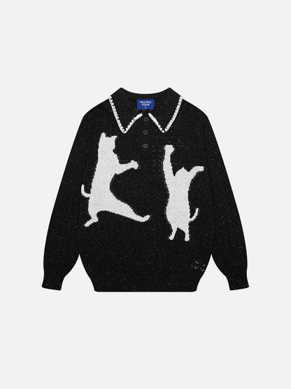 Aelfric Eden Cat Jacquard Sweater