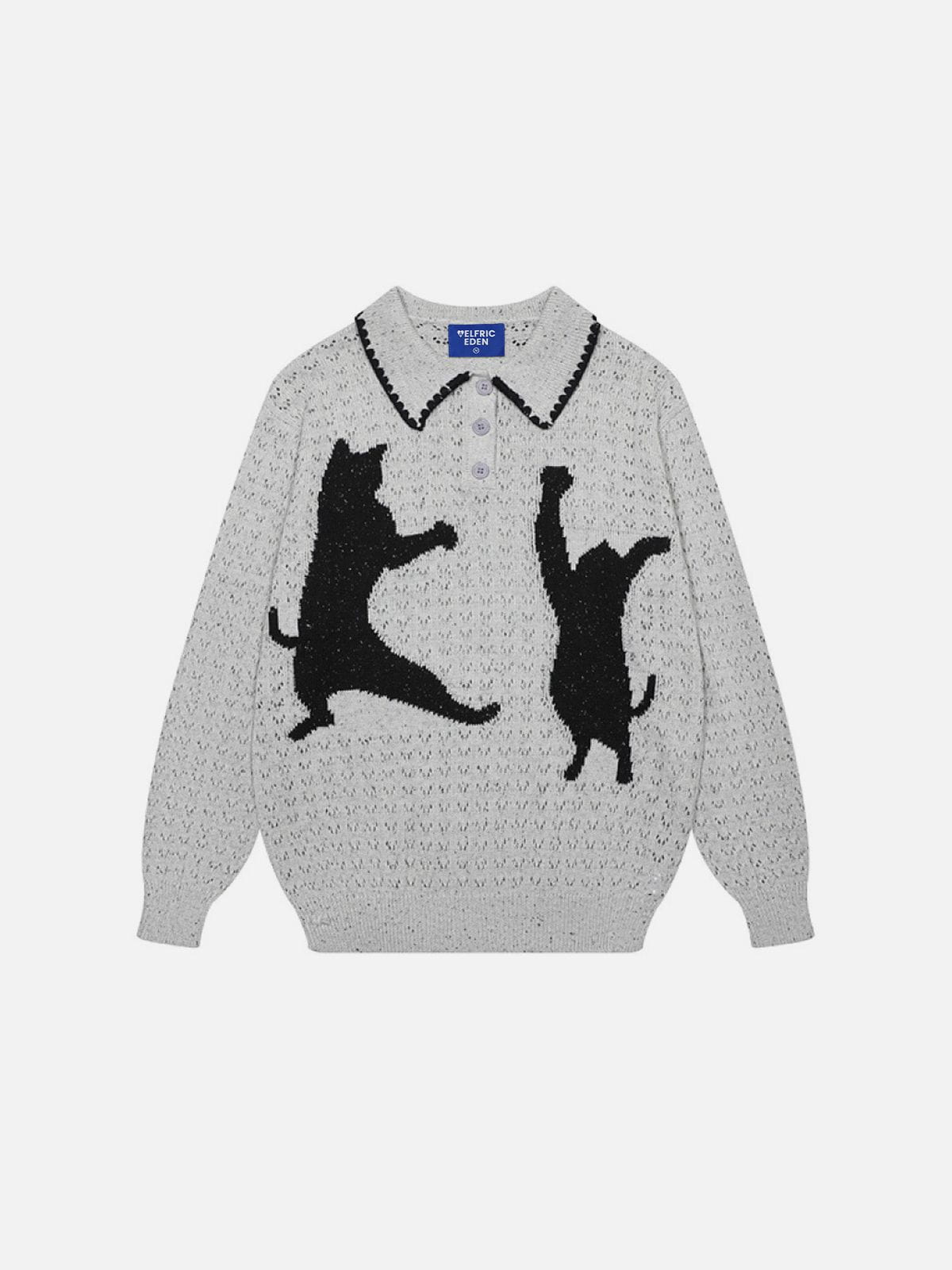 Aelfric Eden Cat Jacquard Sweater
