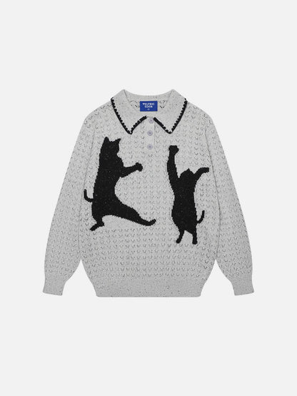 Aelfric Eden Cat Jacquard Sweater