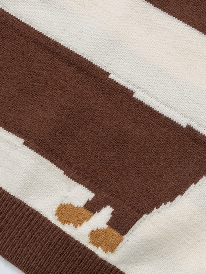 Aelfric Eden Striped Dachshund Sweater