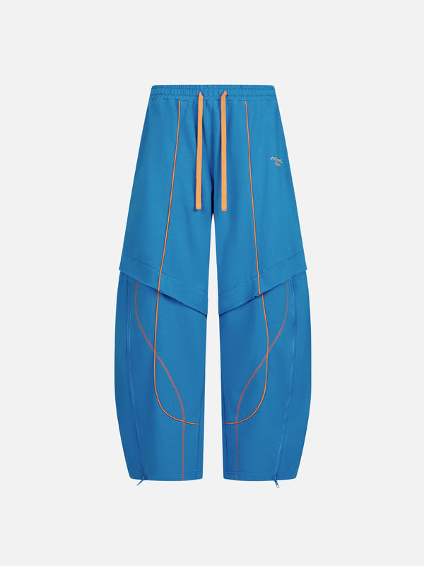 Aelfric Eden Zip Panel Baggy Barrel Sweatpants