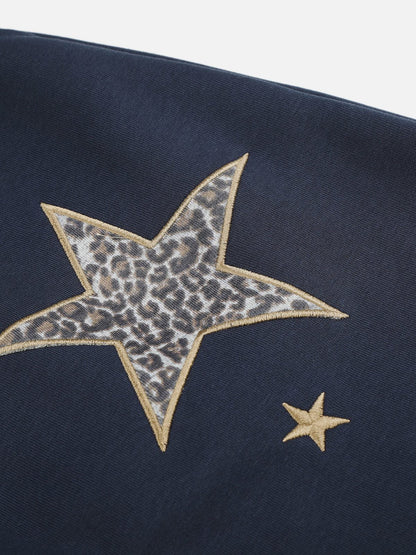 Aelfric Eden Leopard Star Baggy Barrel Sweatpants