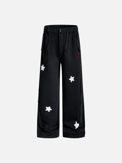 Aelfric Eden Star Embroidery Baggy Sweatpants