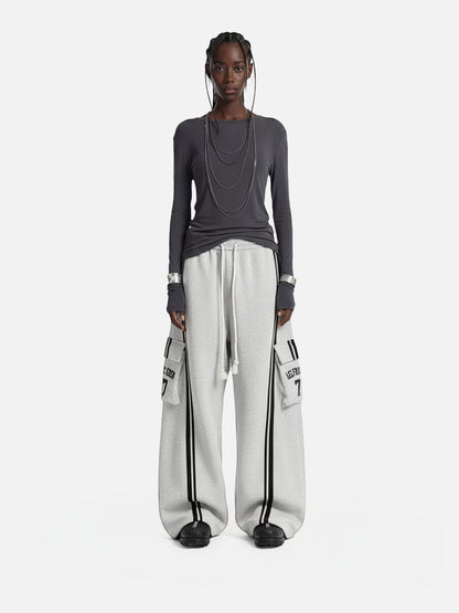 Aelfric Eden Stripe Panel Baggy Barrel Sweatpants