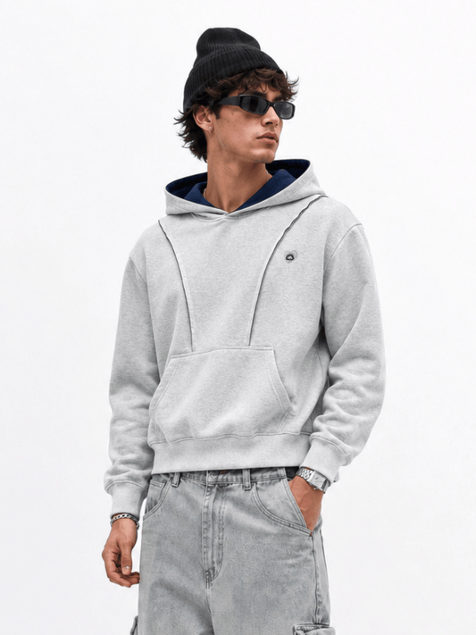 Aelfric Eden Boxy Panel Pullover Hoodie