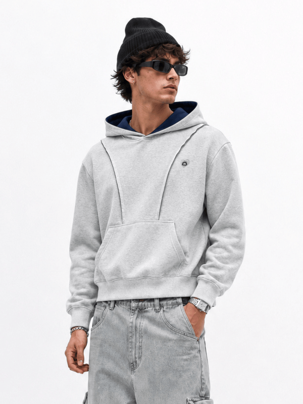 Aelfric Eden Boxy Panel Pullover Hoodie