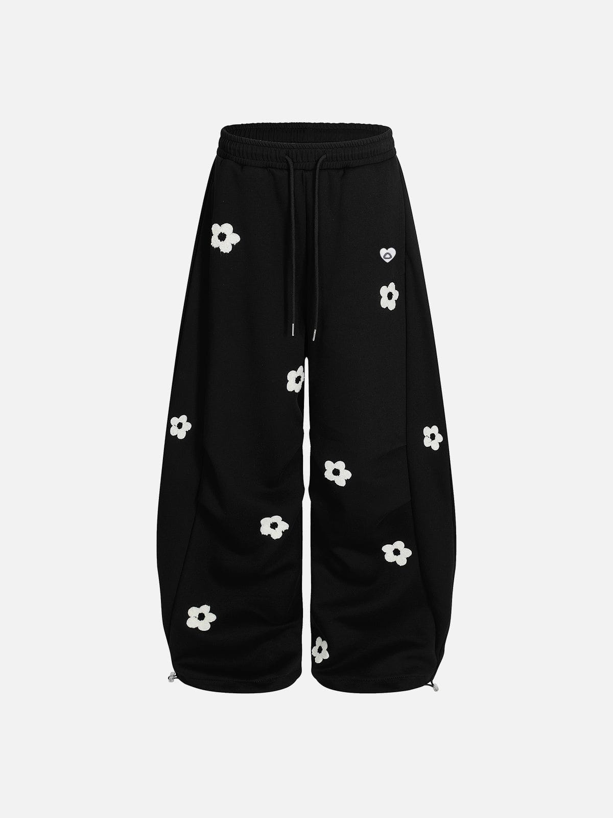 Aelfric Eden Floral Embroidery Baggy Barrel Sweatpants