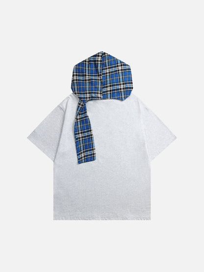Aelfric Eden Plaid Detachable Hooded Tee