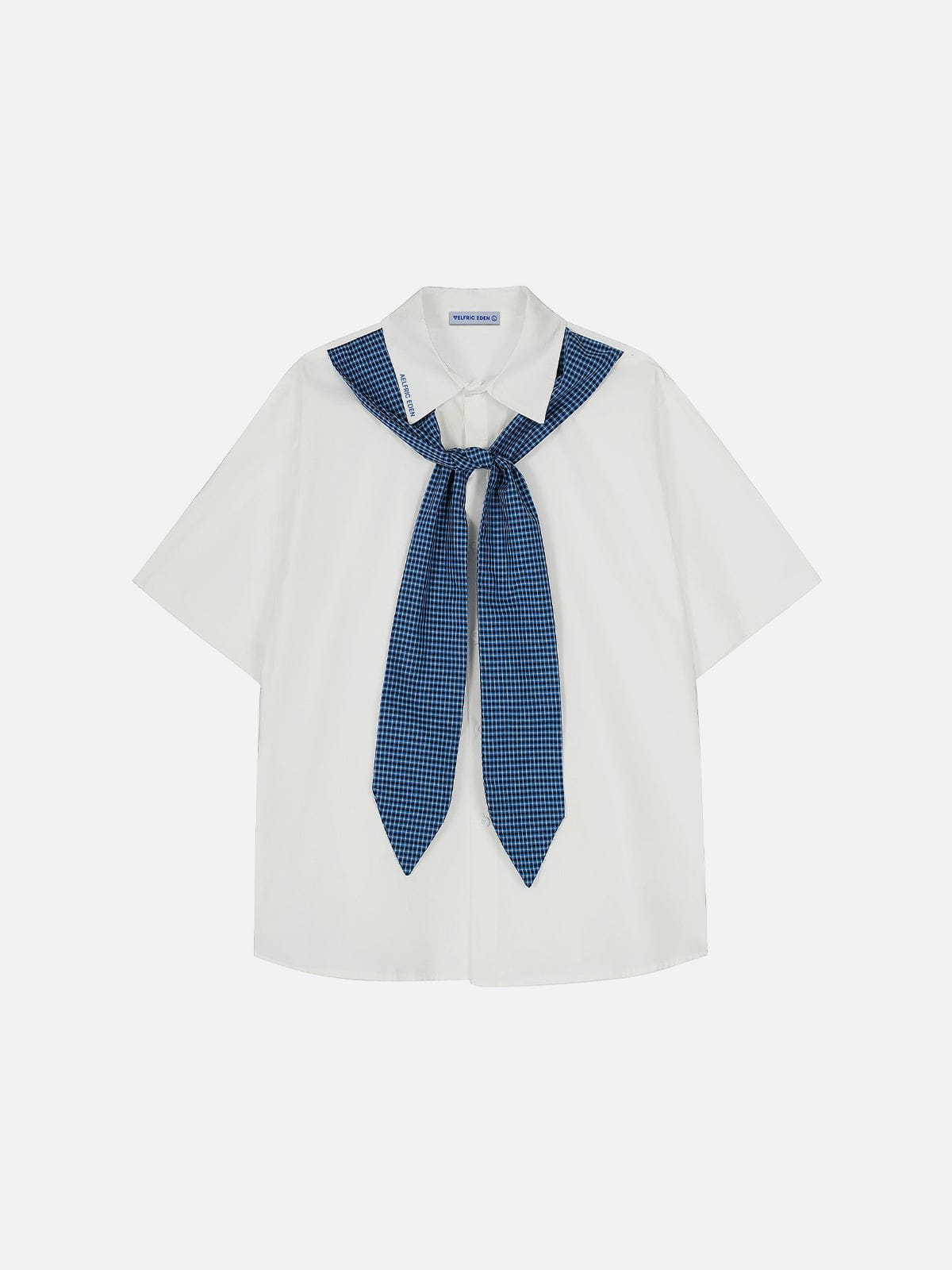 Aelfric Eden Plaid Necktie Shirt